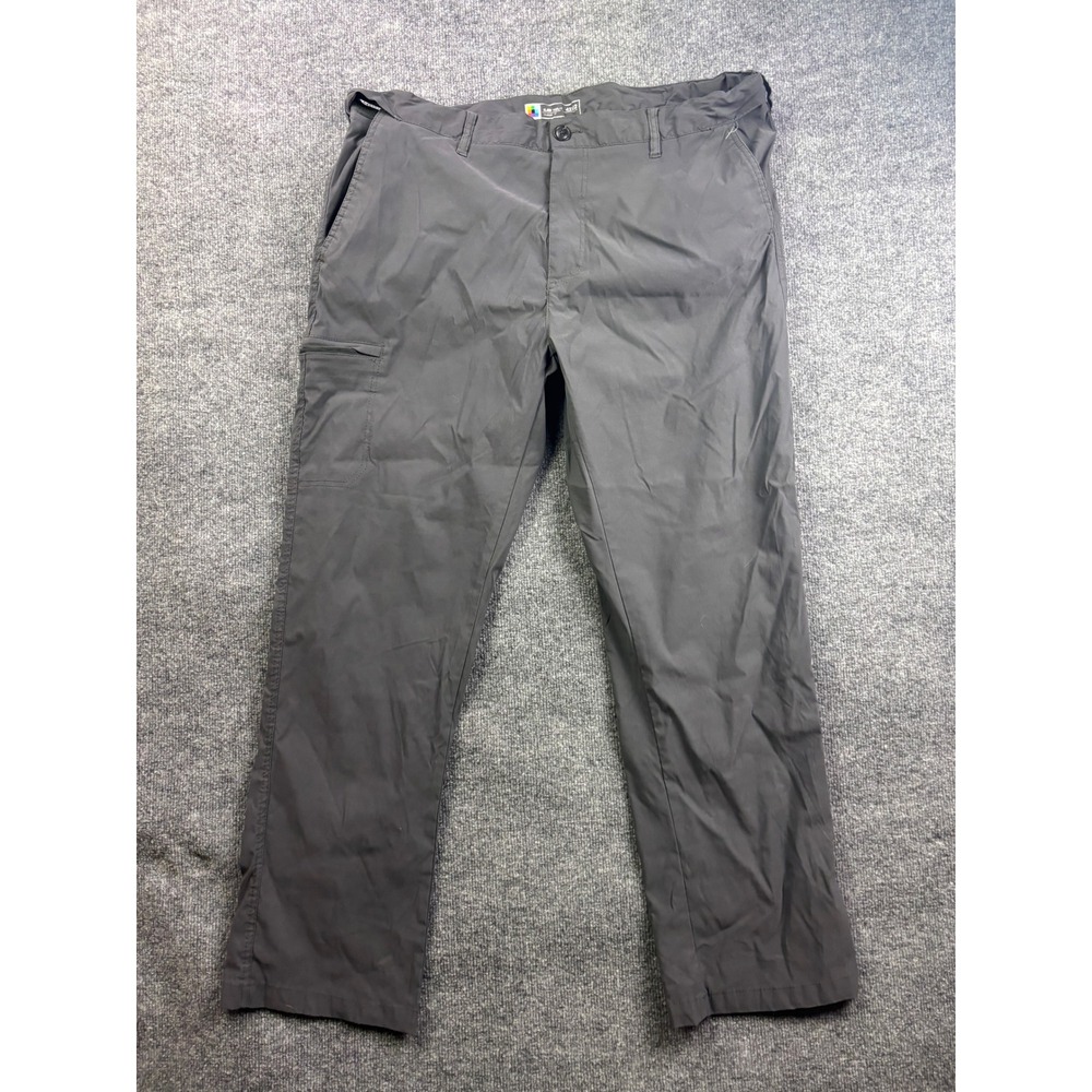 UB Tech Classic Fit Outdoor Pants Mens 42x32 Charcoal Grey Stretch Cargo Pocket